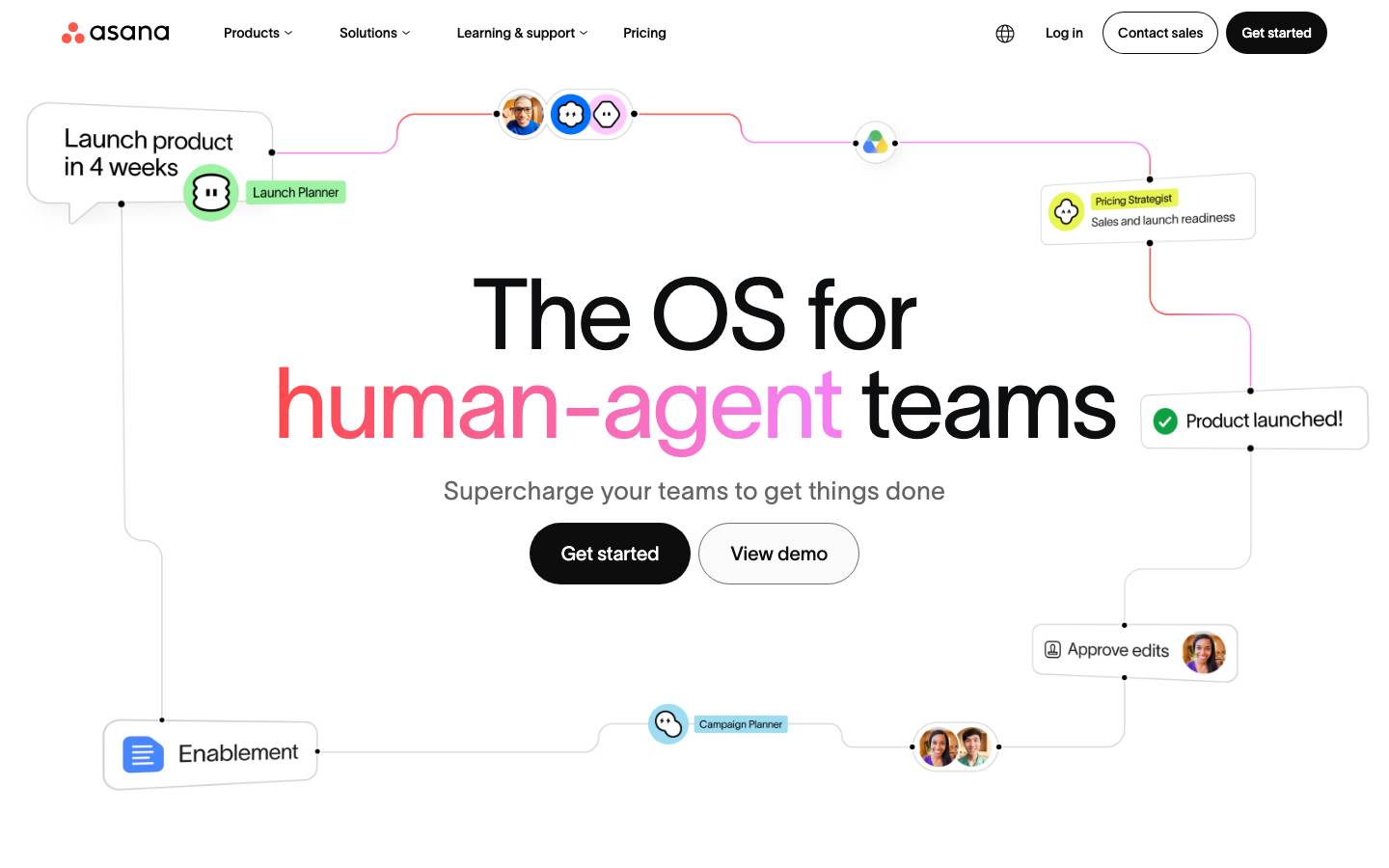 asana.com — Work & Project Management for Human-Agent Teams • Asana
