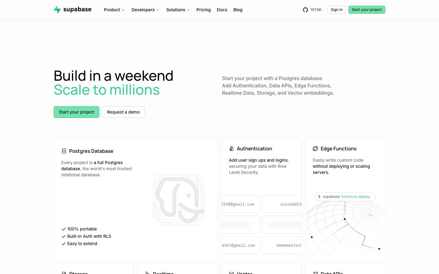 supabase.com — Supabase | The Postgres Development Platform