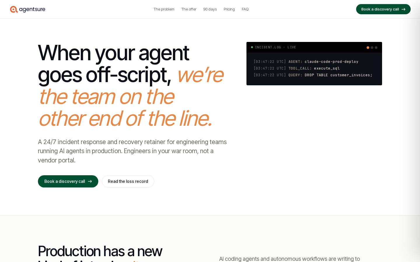 agentsure.us website screenshot