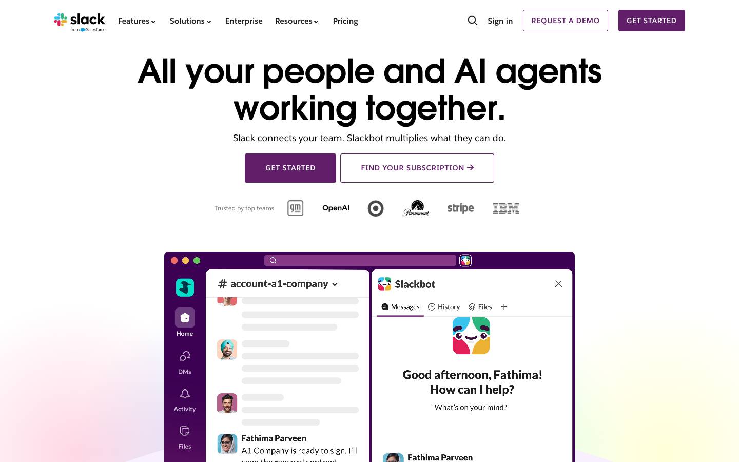 slack.com — Slack | AI work platform and productivity tools